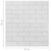 3d Wallpaper Bricks Self-adhesive 40 Pcs White Opbixb