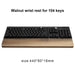 Walnut Wooden Keyboard Wrist Rest Ergonomic Gaming Desk Pad