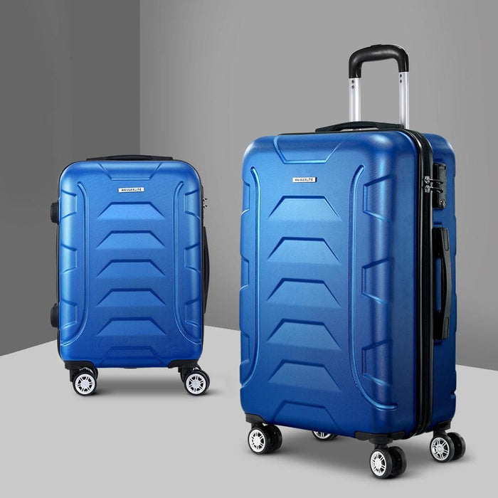 Wanderlite 2pcs Carry On Luggage Sets Suitcase Tsa Travel