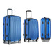 Wanderlite 3pc Luggage Sets Suitcases Set Travel Hard Case