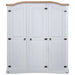 Wardrobe Mexican Pine Corona Range 3 Doors White Xnxlxx