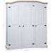 Wardrobe Mexican Pine Corona Range 3 Doors White Xnxlxx