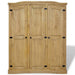 Wardrobe Mexican Pine Corona Range 3 Doors Xatitt