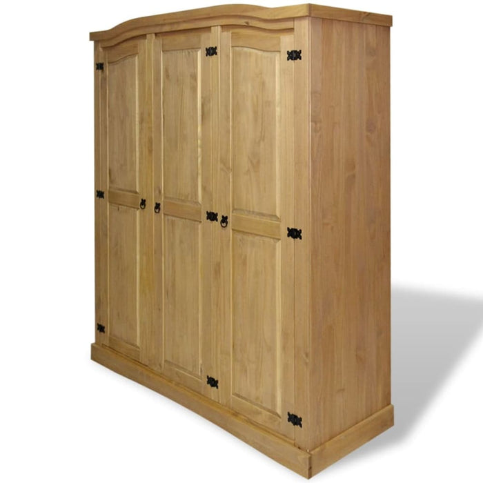 Wardrobe Mexican Pine Corona Range 3 Doors Xatitt