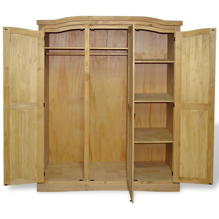 Wardrobe Mexican Pine Corona Range 3 Doors Xatitt