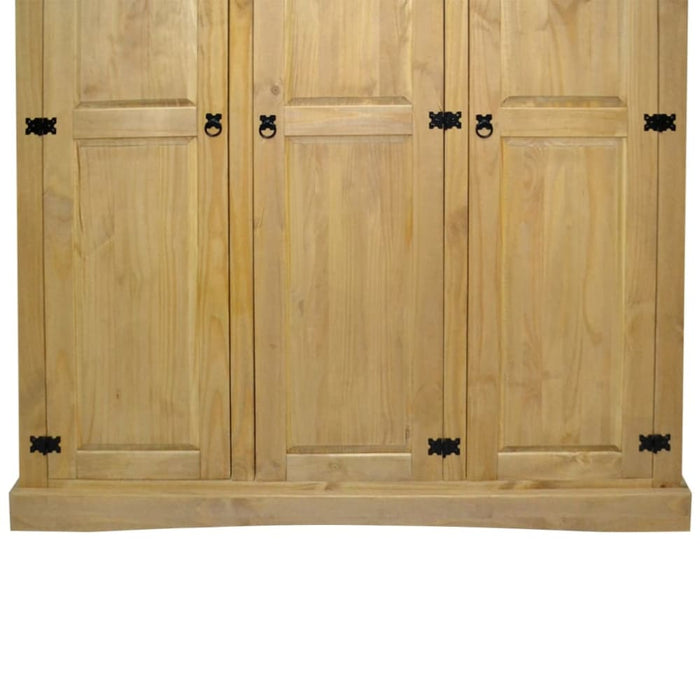 Wardrobe Mexican Pine Corona Range 3 Doors Xatitt