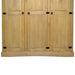 Wardrobe Mexican Pine Corona Range 3 Doors Xatitt