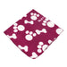 Warm Comfortable Soft Paw Print Pet Sleeping Blanket