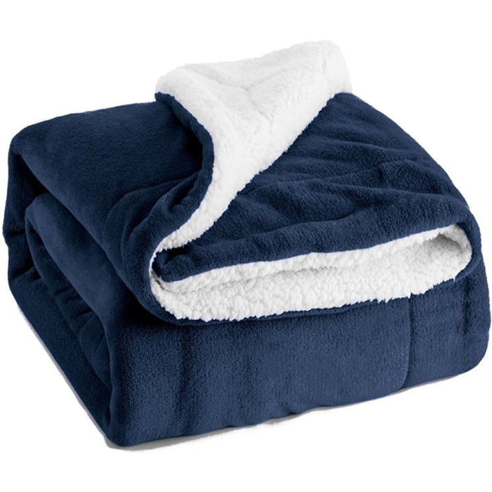 Warm Reversible Comfortable Soft Fleece Thick Dog Blanket