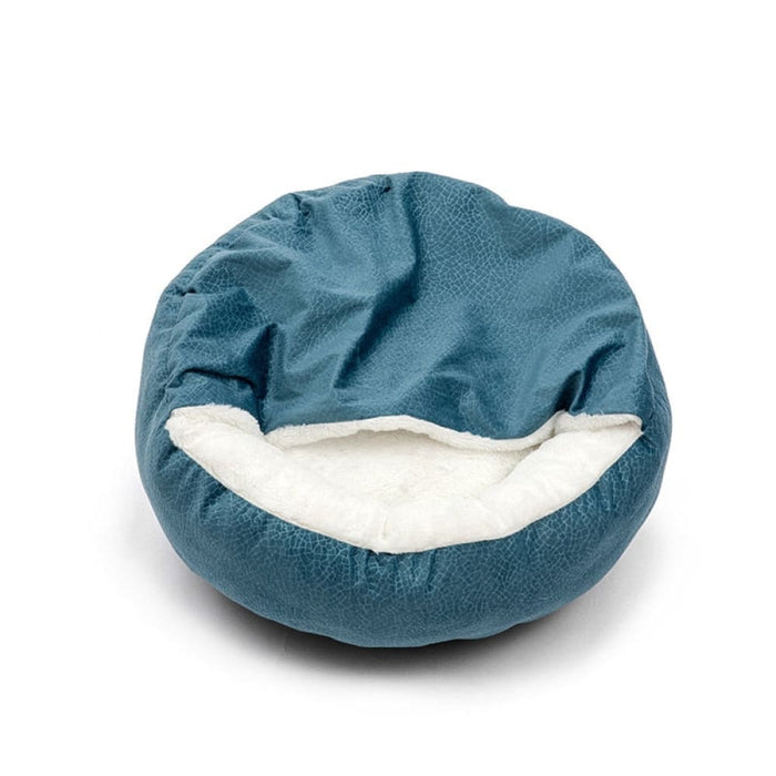 Warm Waterproof Dirt Resistant Dog Bed With Hooded Blanket