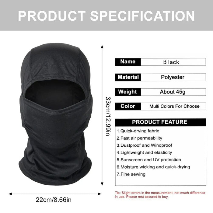 Warm Windproof Full Face Mask Shield Skiing Scarf