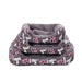 Warming Breathable Soft Fleece Wear-resisting Print Dog Bed