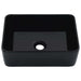 Wash Basin 40x30x13 Cm Ceramic Black Oatkxb