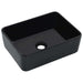 Wash Basin 40x30x13 Cm Ceramic Black Oatkxb