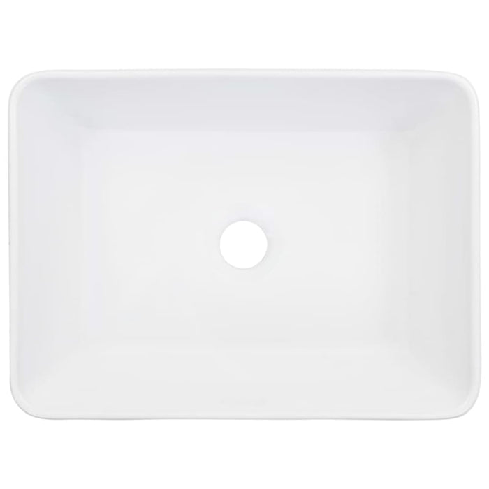 Wash Basin 40x30x13 Cm Ceramic White Oatkok