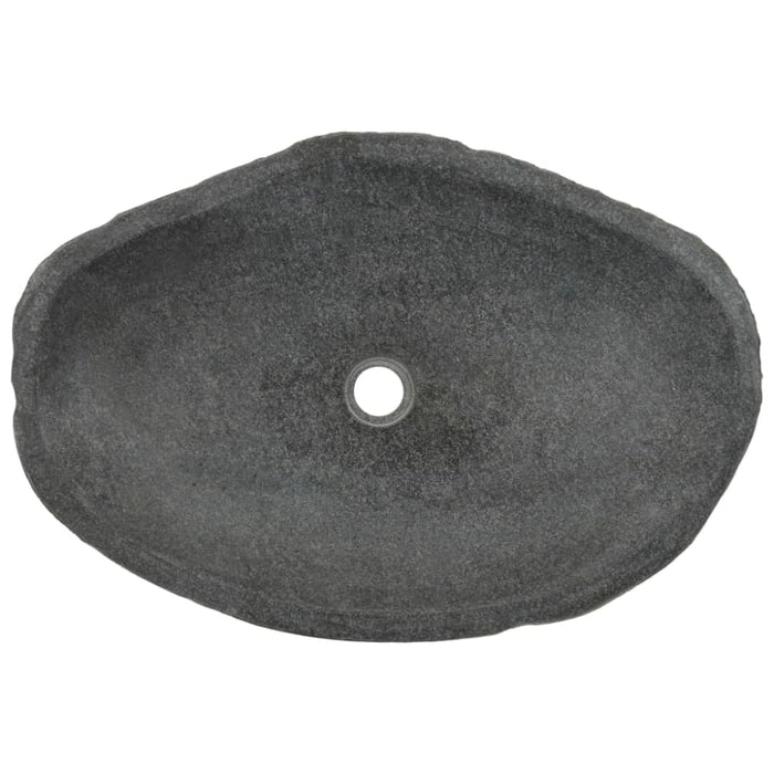 Wash Basin River Stone Oval 60-70 Cm Oaxiib