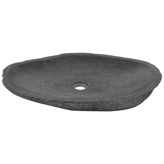 Wash Basin River Stone Oval 60-70 Cm Oaxiib