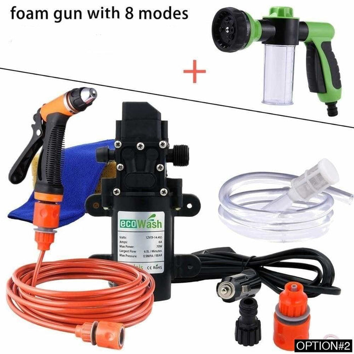 Car Wash 12v Washer Gun Pump High Pressure Cleaner Portable