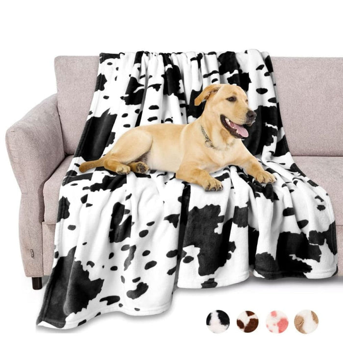 Washable Warm Hair-resistant Soft Fleece Large Dog Blanket