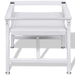 Washing Machine Pedestal With Pull-out Shelf White Pbaak