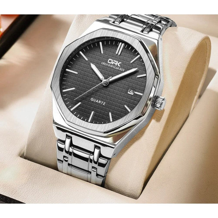 Men Watch Simple Fashion Waterproof Luminous Stainless