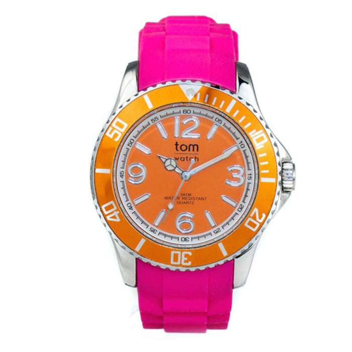 Tom Watch Wa00122 Unisex Orange Quartz 44mm