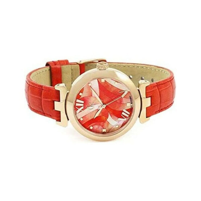 Gc Watches Y20004l3 Ladies Quartz Watch Orange 34mm