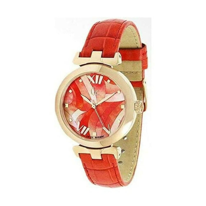 Gc Watches Y20004l3 Ladies Quartz Watch Orange 34mm