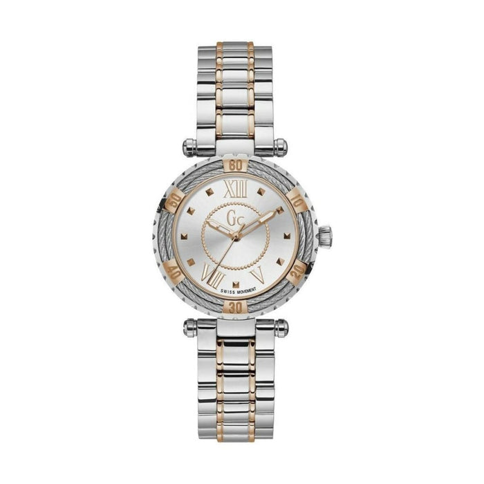 Gc Watches Y41003l1 Ladies Quartz Watch Silver 34mm