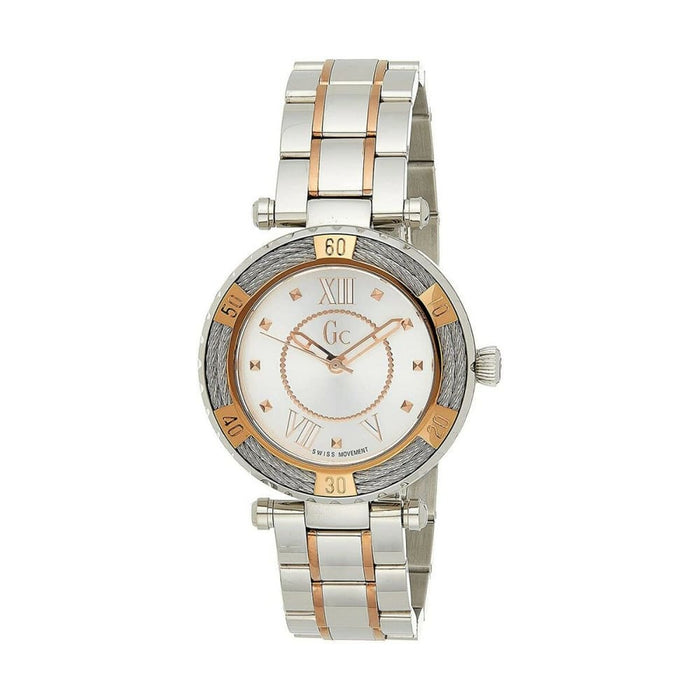 Gc Watches Y41003l1 Ladies Quartz Watch Silver 34mm