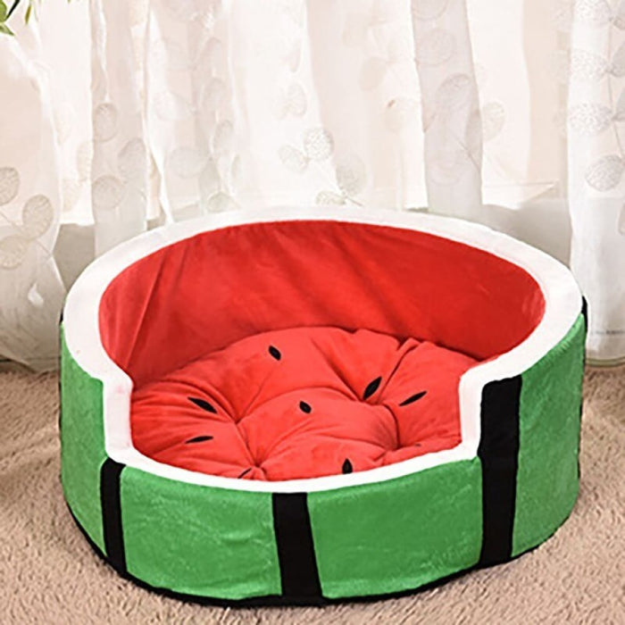 Watermelon Washable Soft Cosy Pet House For Small Dog