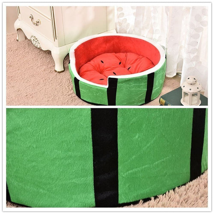 Watermelon Washable Soft Cosy Pet House For Small Dog