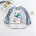 Waterproof Baby Smock Long Sleeve Cartoon Art Apron