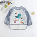 Waterproof Baby Smock Long Sleeve Cartoon Art Apron