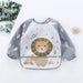 Waterproof Baby Smock Long Sleeve Cartoon Art Apron