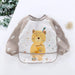 Waterproof Baby Smock Long Sleeve Cartoon Art Apron