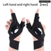 Waterproof Fingerless Led Night Gloves For Outdoor Fishing