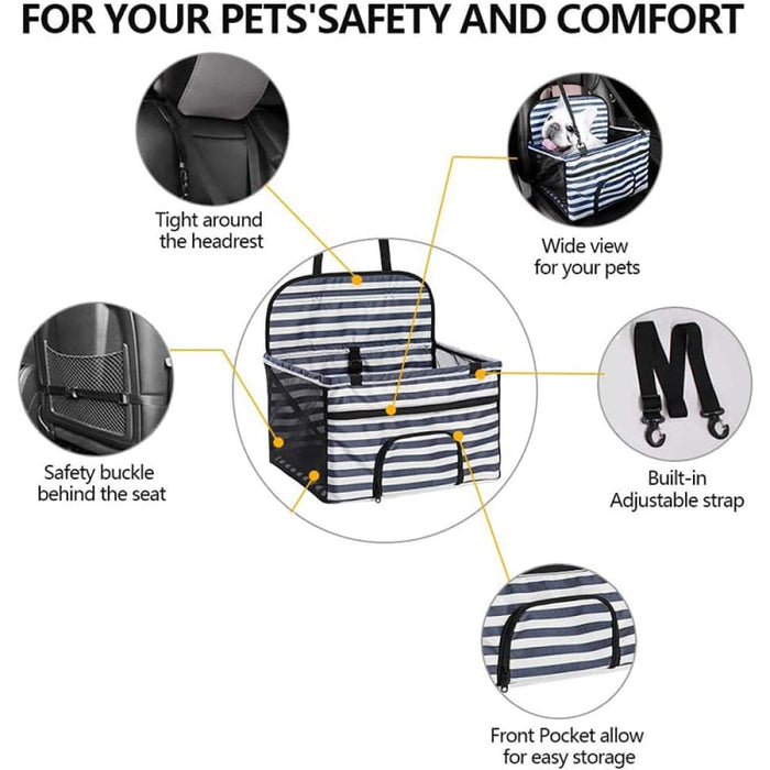 Waterproof Foldable Front Pocket Safety Leash Booster