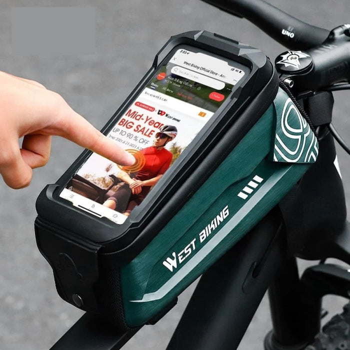 Waterproof Front Frame Sensitive Touch Cycling Bag