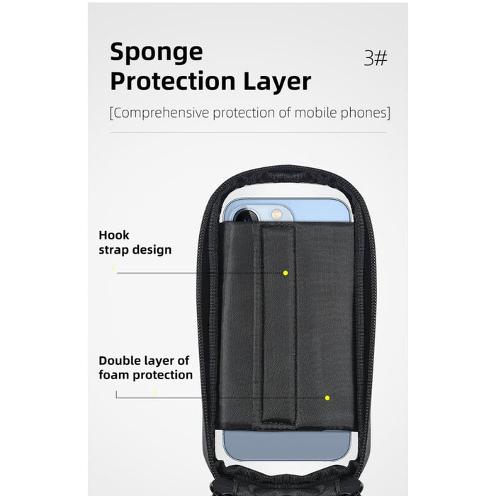 Waterproof Front Frame Sensitive Touch Cycling Bag