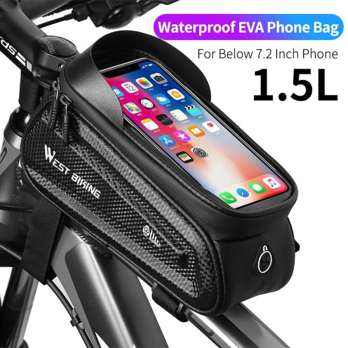 Waterproof Front Frame Sensitive Touch Cycling Bag