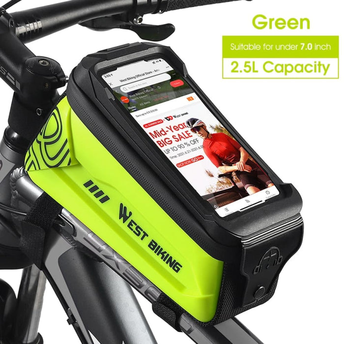 Waterproof Front Frame Sensitive Touch Cycling Bag