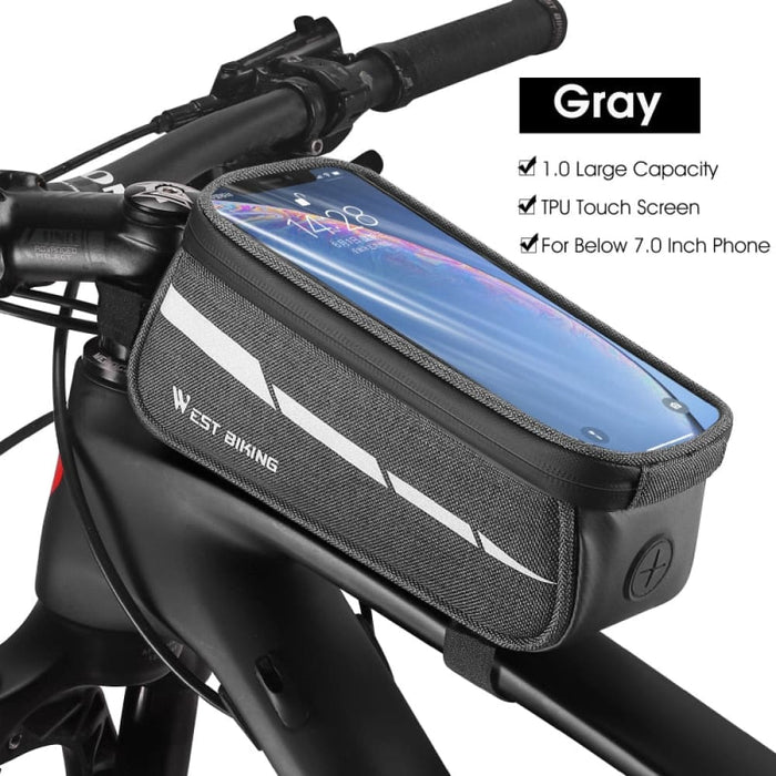 Waterproof Front Frame Sensitive Touch Cycling Bag