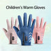 Waterproof Kids Reflective Gloves For Cycling And Skiing