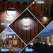 Waterproof Led Solar Wall Decorative Fence Lights