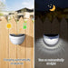 Waterproof Led Solar Wall Decorative Fence Lights