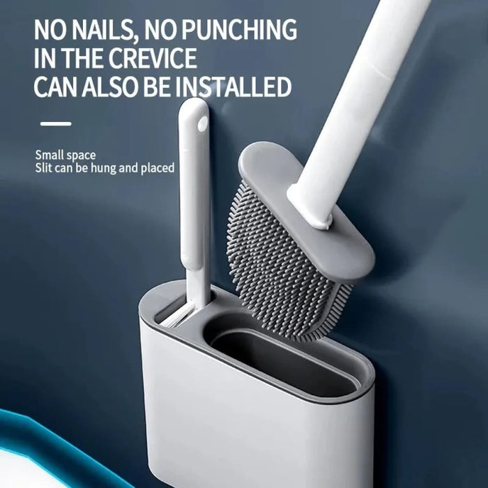 Waterproof Long Handled Toilet Brush Holder