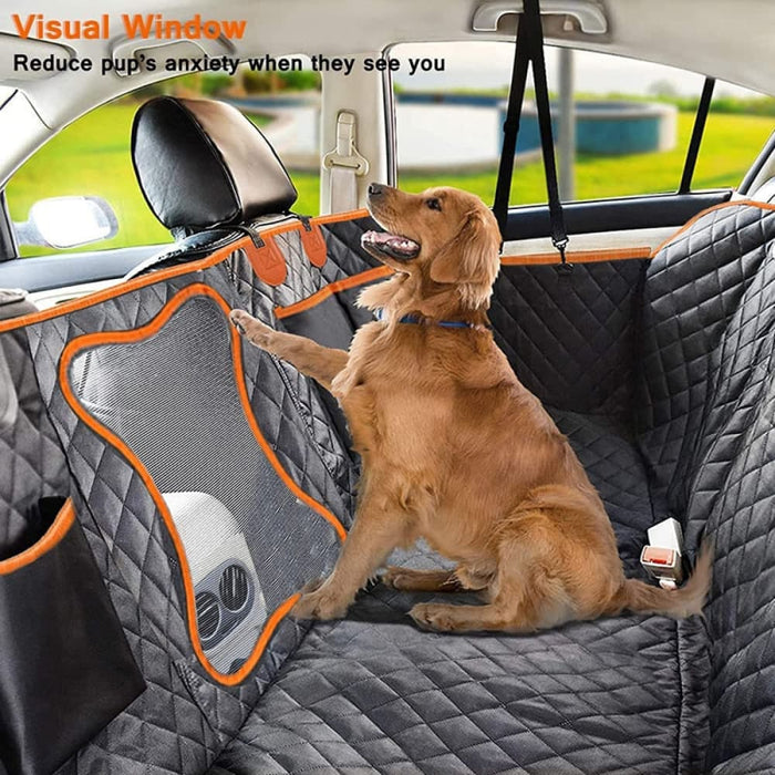 Waterproof Nonslip Dog Car Seat Mesh Window Back Vehicle