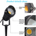 10x 12v Led Waterproof Outdoor Garden Spotlights Landscape