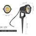 10x 12v Led Waterproof Outdoor Garden Spotlights Landscape